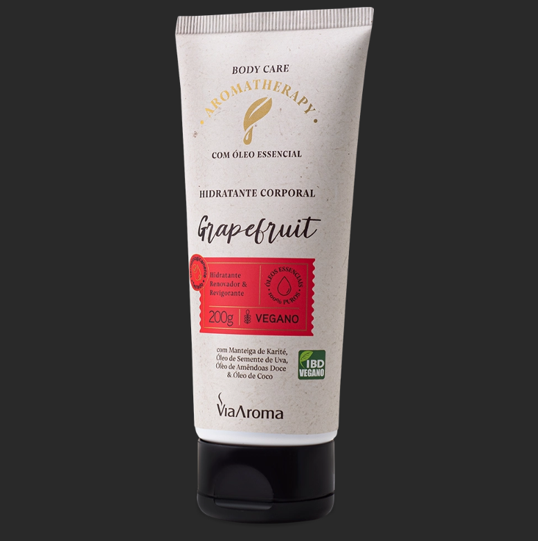Hidratante Desodorante Corporal Grapefruit – Via Aroma | 200ml