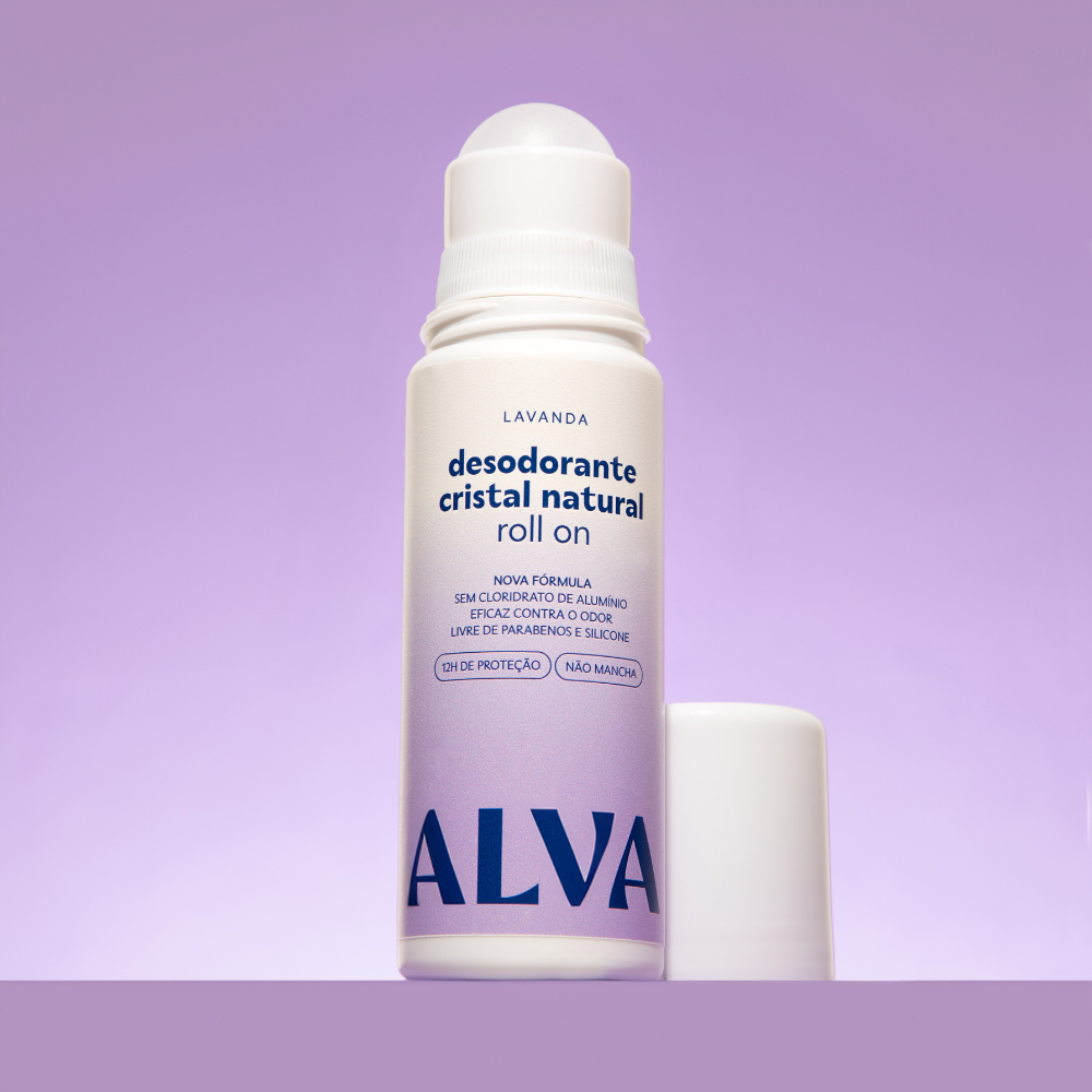 Desodorante Natural Roll On Cristal Lavanda Alva