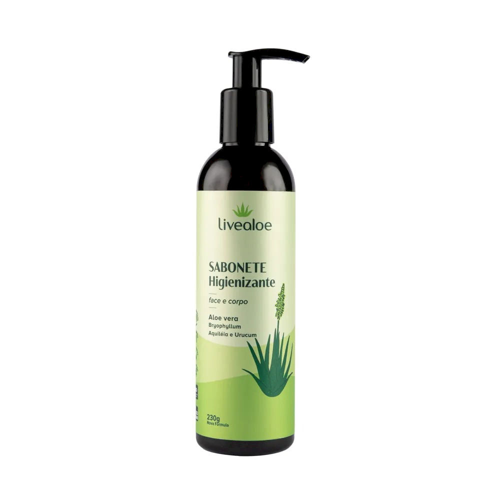 Sabonete Líquido Natural Higienizante Livealoe 230g