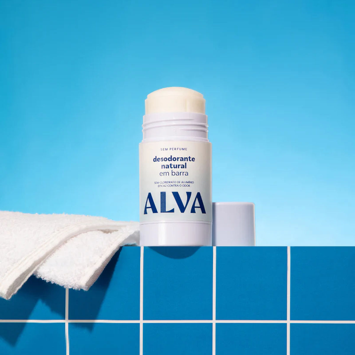 Desodorante em Barra Sem Perfume Vegano Alva 55g