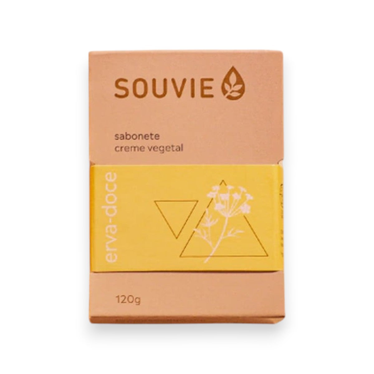 Sabonete Creme Vegetal Erva-Doce Souvie 120g