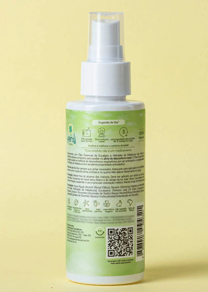 Baby Room Mist Reconfortante 120ml - Verdi Natural