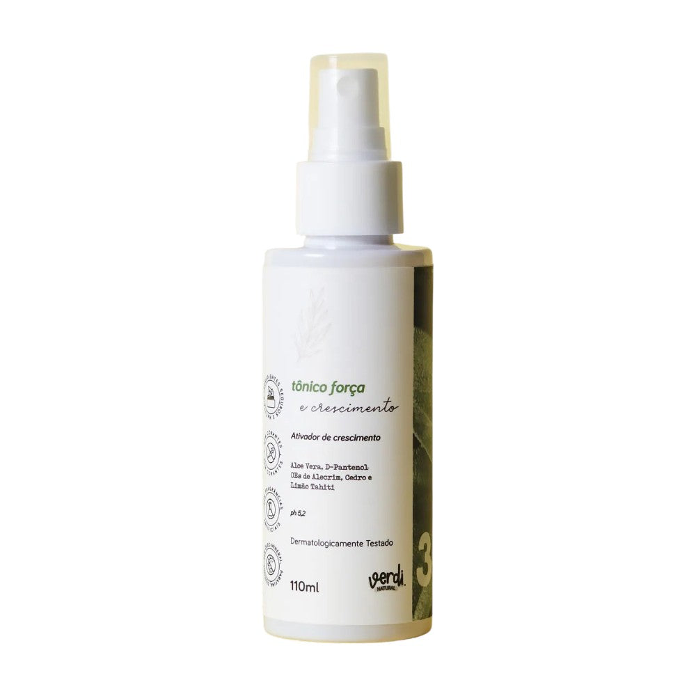 Tonico Natural para Força e Crescimento Capilar Verdi 110ml