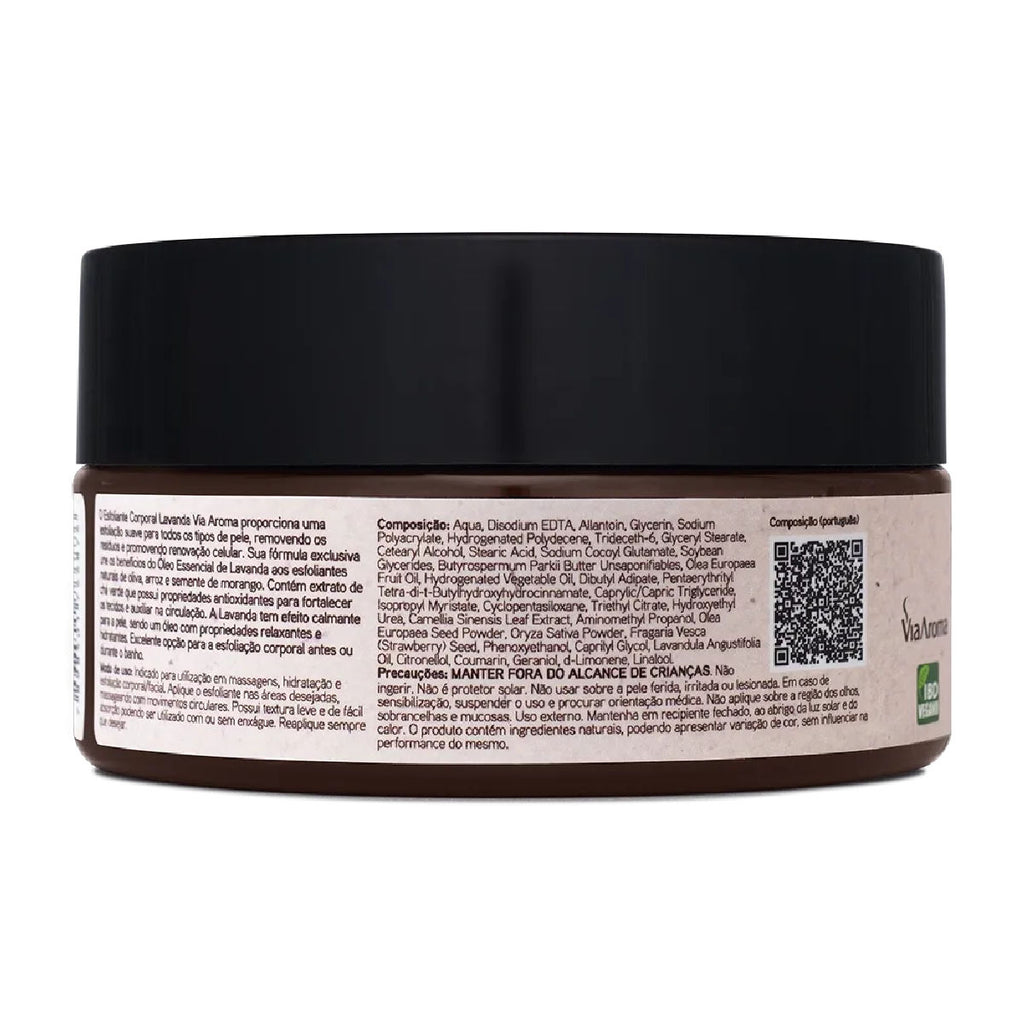 Esfoliante Corporal Lavanda Aromatherapy 200g Via Aroma