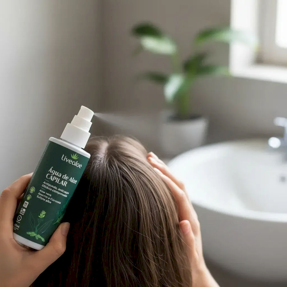 Água de Aloe Capilar Livealoe Natural e Orgânica 200ml