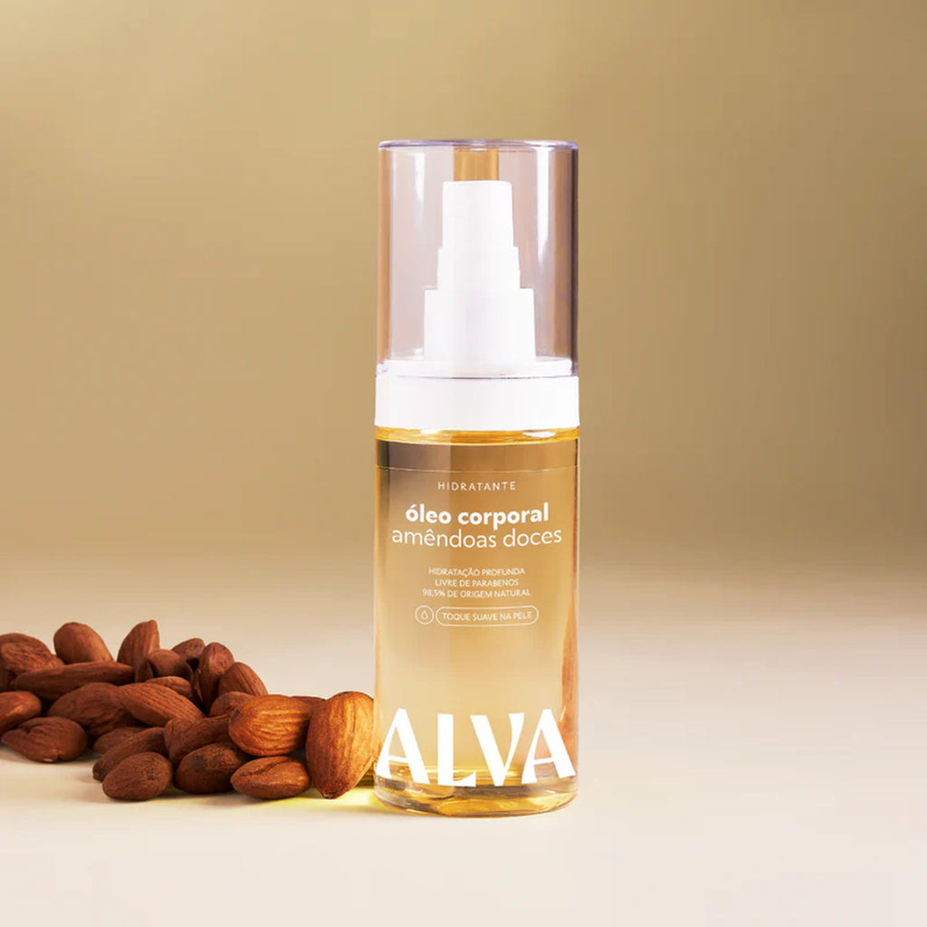 Óleo Corporal Hidratante de Amêndoa Doce Alva 100ml