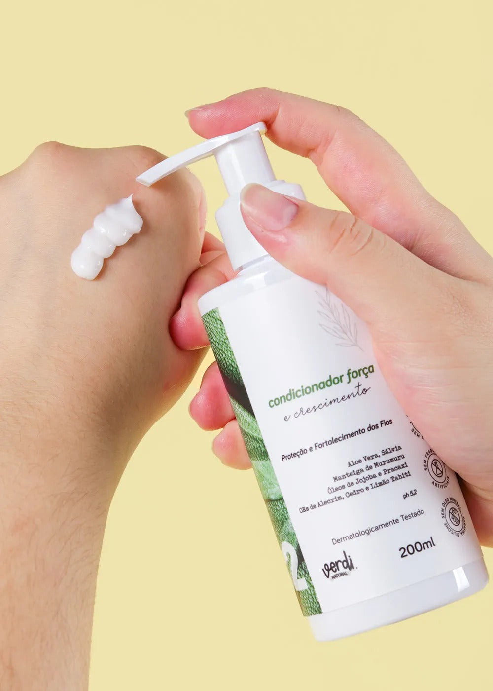 Condicionador Natural para Força e Crescimento Capilar Verdi 200ml