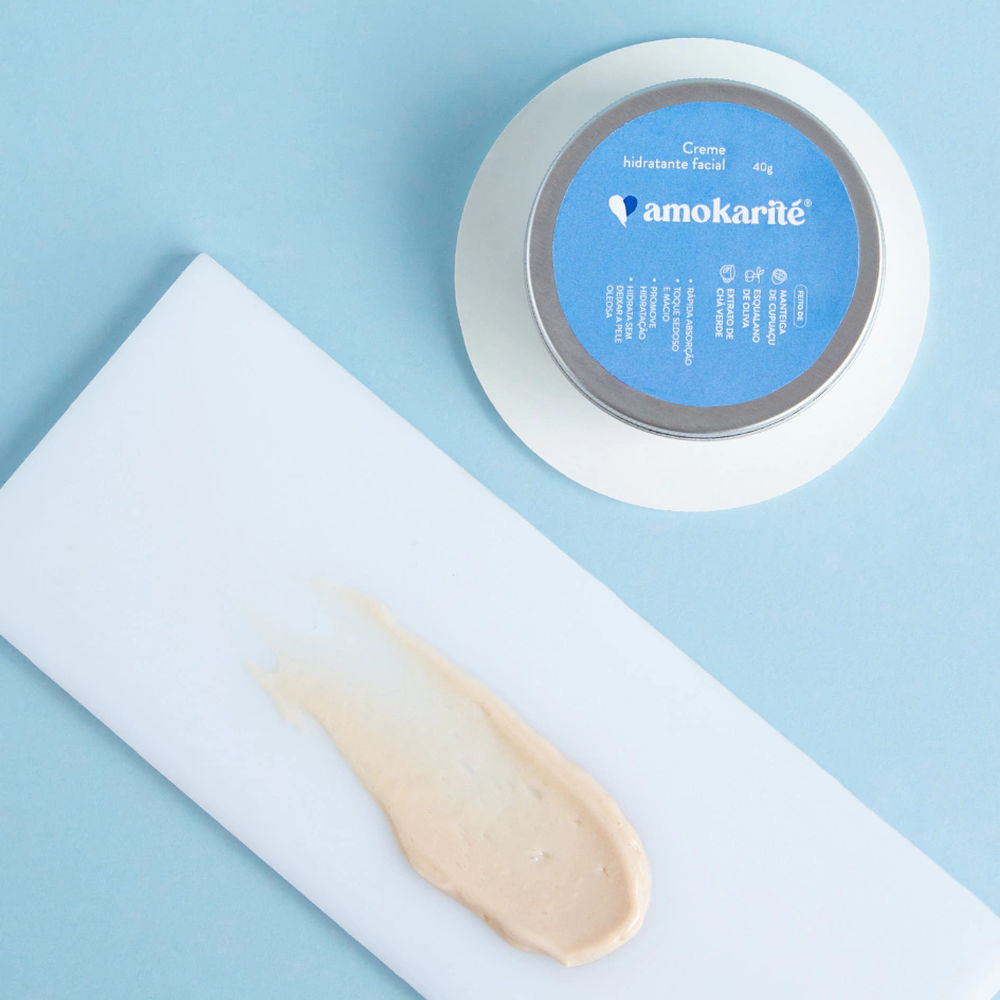 Creme Hidratante Facial Natural 40g - AmoKarité