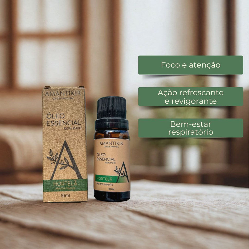Óleo Essencial de Hortelã Pimenta Amantikir 10ml