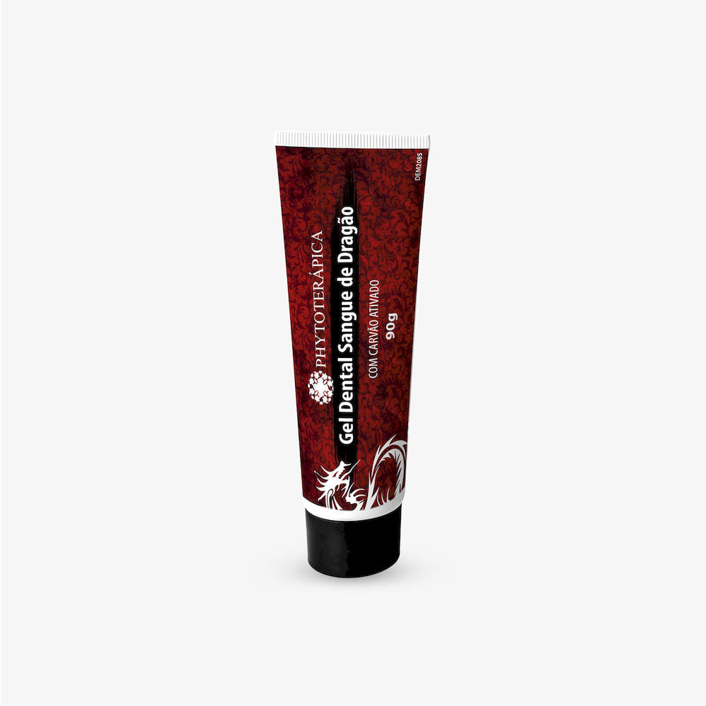 Gel Dental Sangue de Dragão Carvão Ativado Phytoterápica 90g