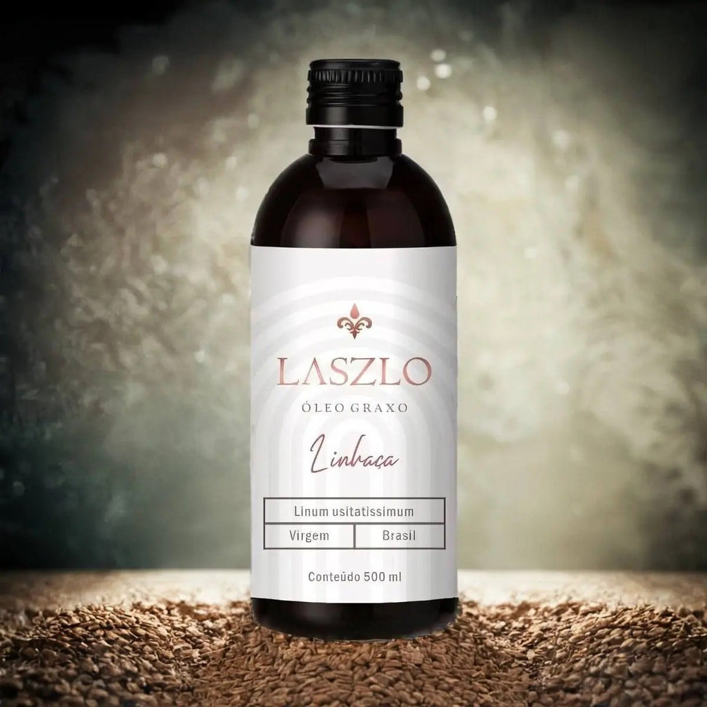 Óleo Vegetal Graxo de Linhaça Extravirgem Laszlo 500ml