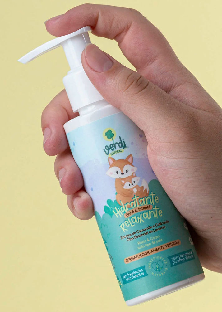 Hidratante para Bebê Relaxante Lavanda e Camomila 110g - Verdi