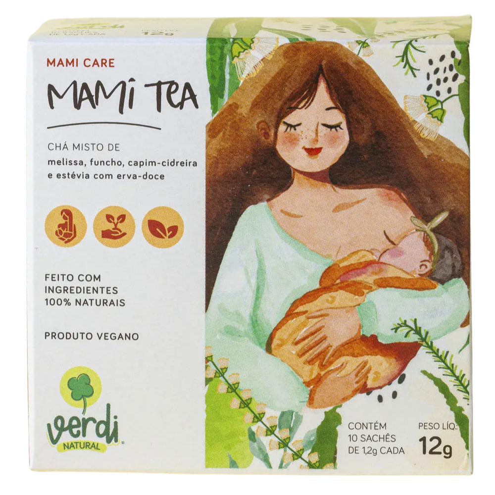 Chá para mamãe - Mami Tea com blend de ervas Verdi
