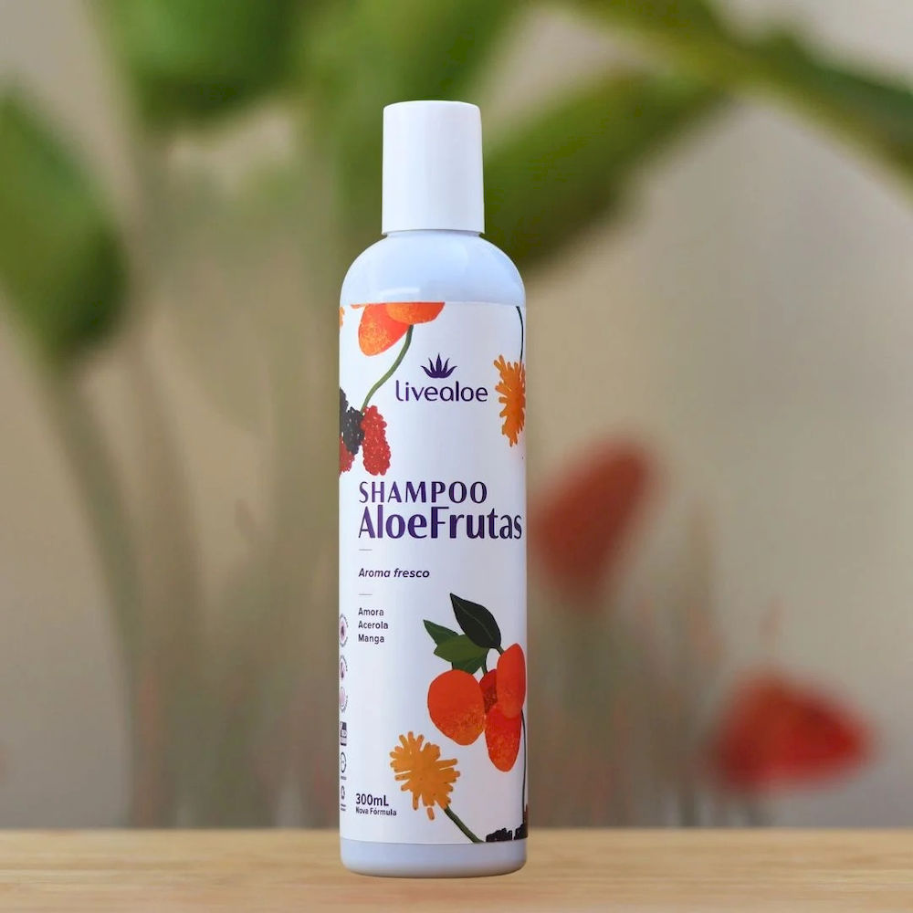 Shampoo Aloe Frutas Livealoe 300ml