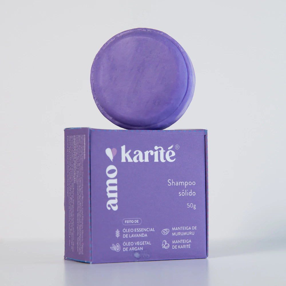 Shampoo Solido AmoKarite 50g Natural Vegano