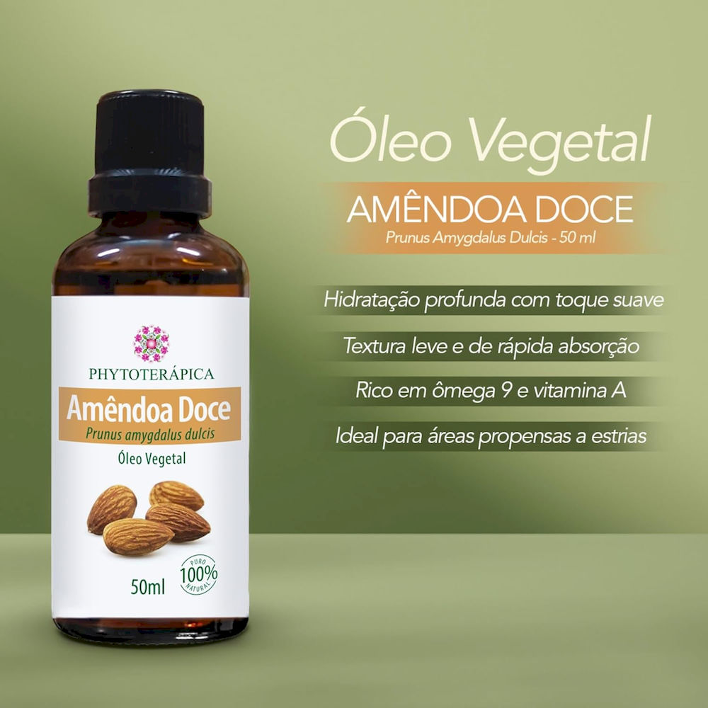 Óleo Vegetal de Amêndoa Doce Phytoterápica 50ml