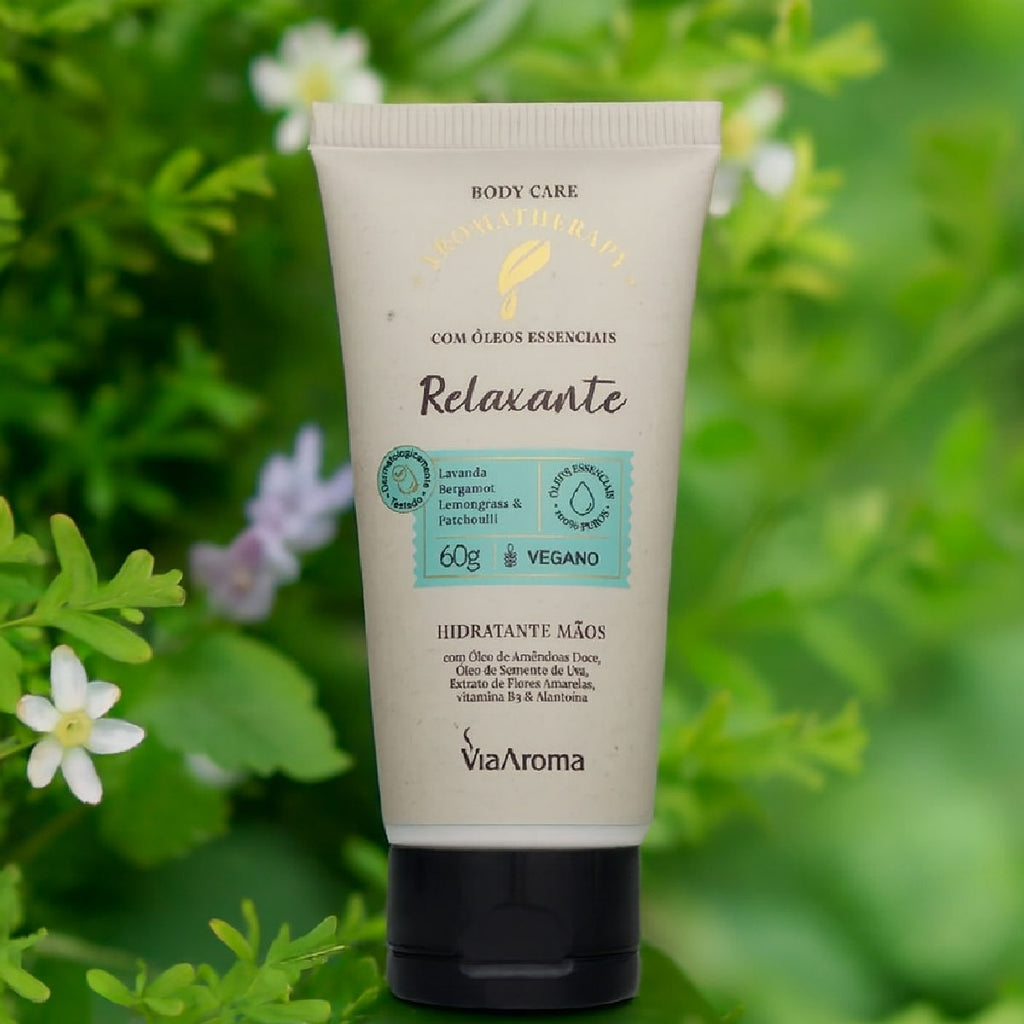 Hidratante Mãos Relaxante Aromatherapy 60g Via Aroma