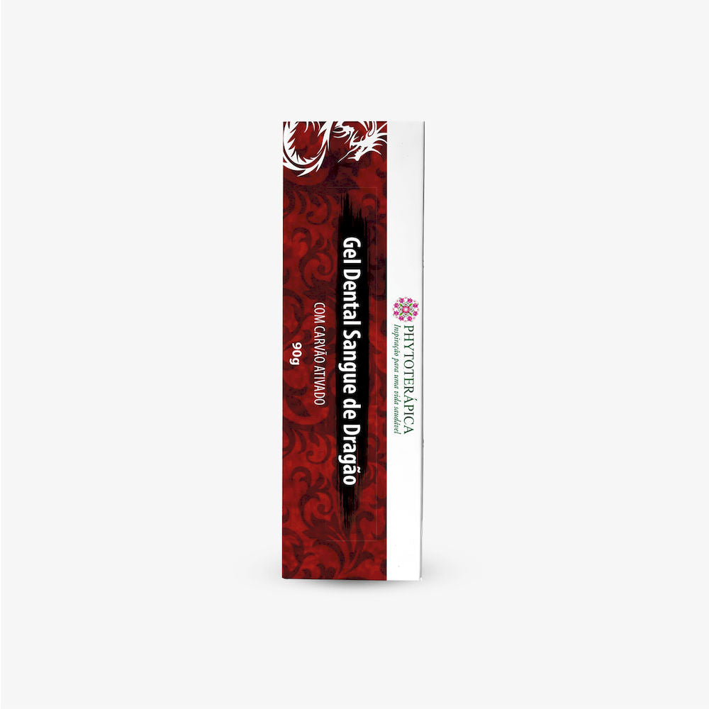 Gel Dental Sangue de Dragão Carvão Ativado Phytoterápica 90g