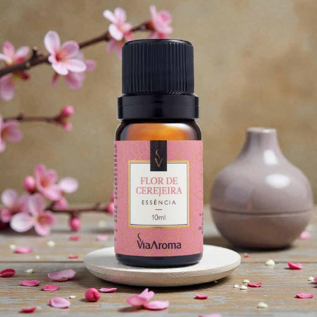 Essência Flor de Cerejeira Via Aroma 10ml