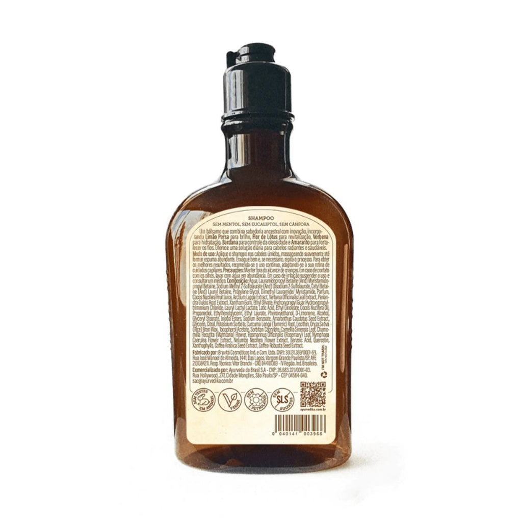 Shampoo Ayurvédico para Cabelos Oleosos e Mistos