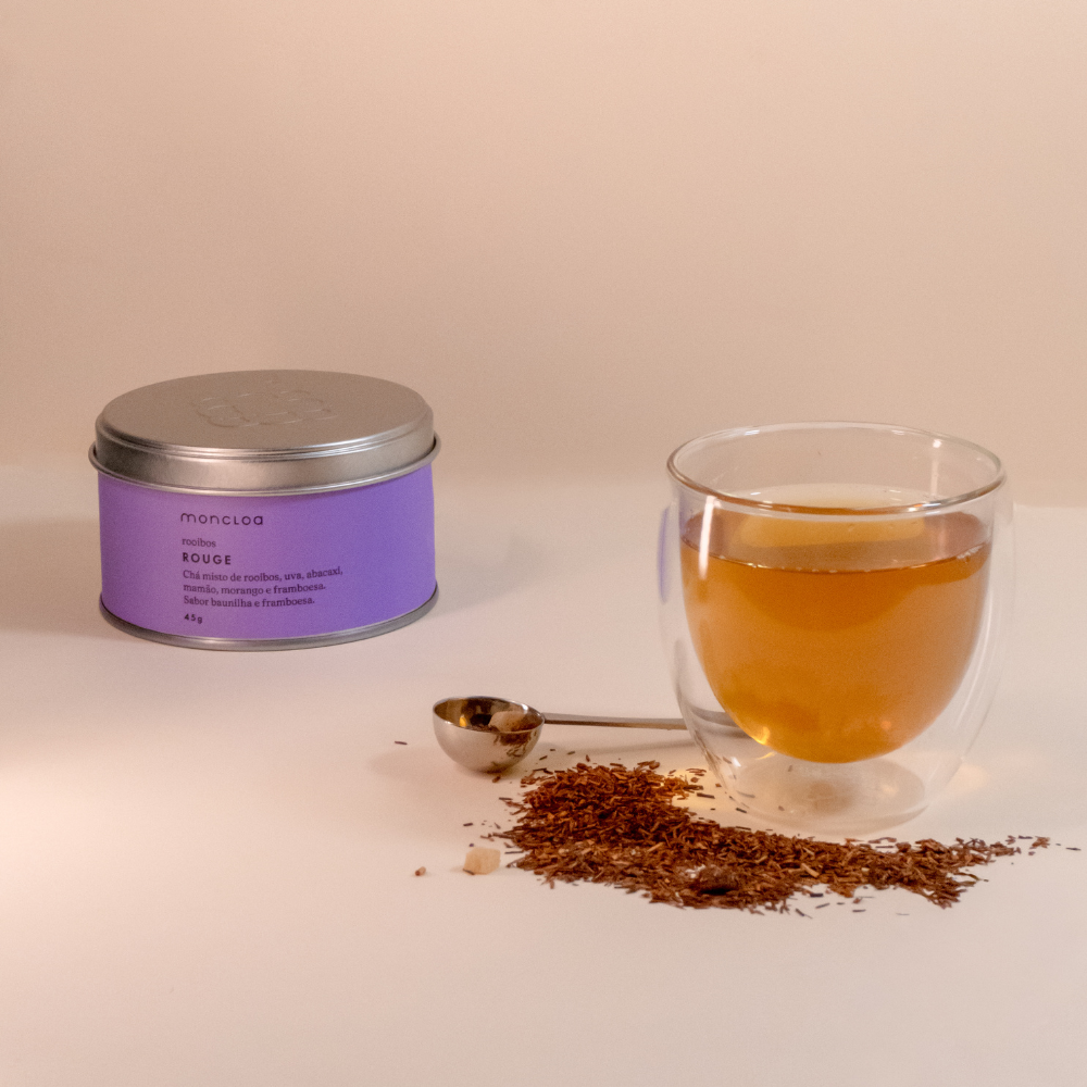 Chá Cannelle Moncloa Lata 45g – Rooibos com Canela Sem Cafeína