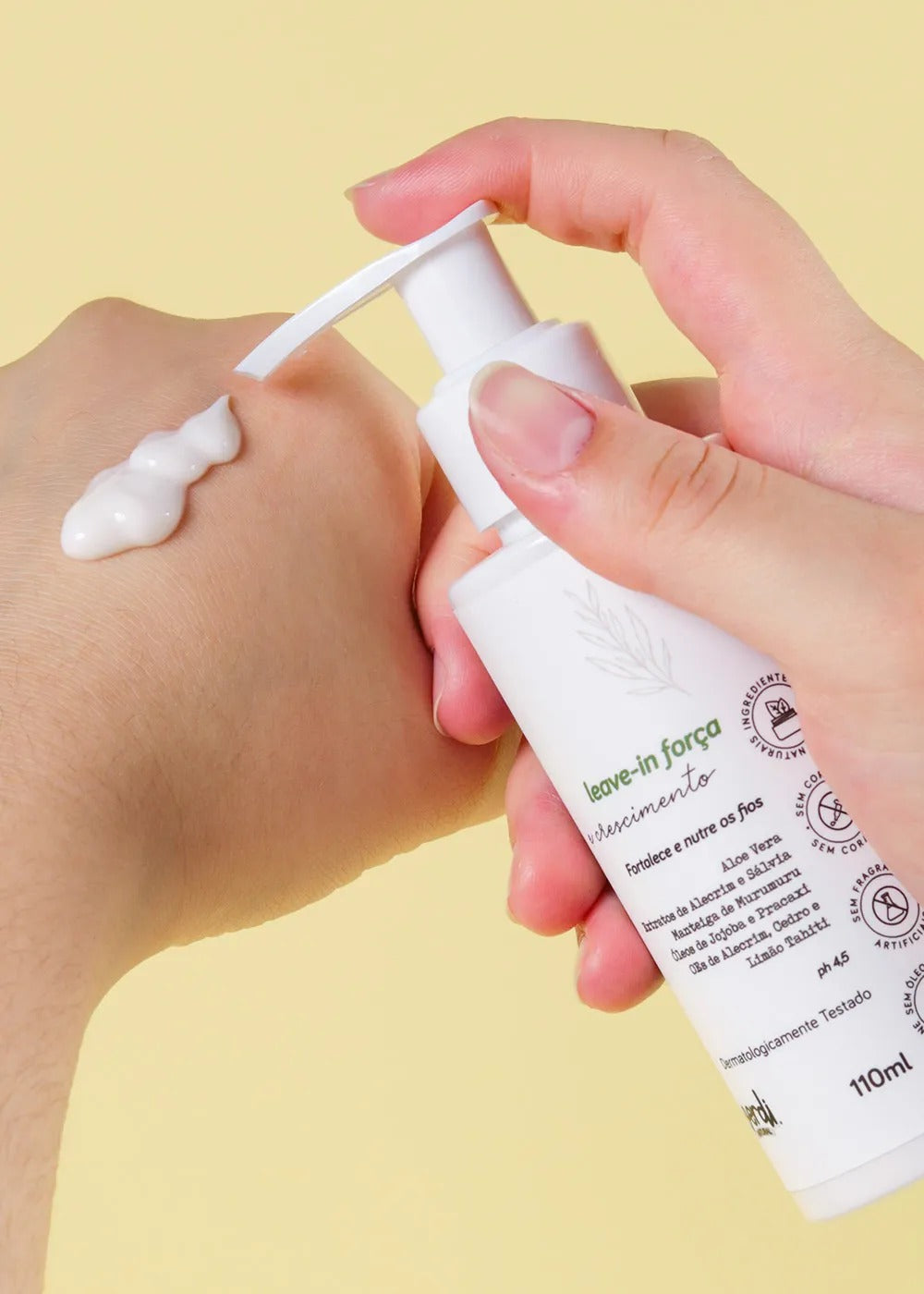 Leave-In Natural para Força e Crescimento Capilar Verdi 110ml