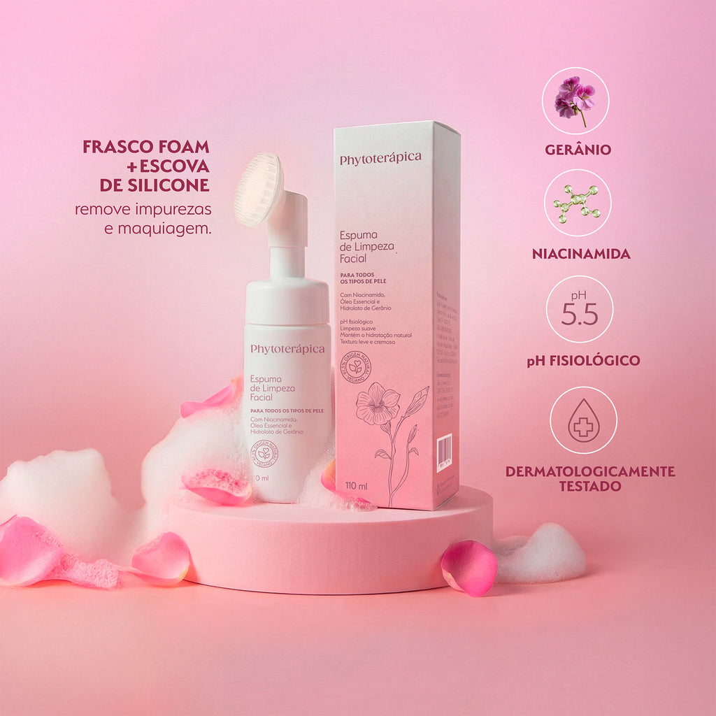 ESPUMA DE LIMPEZA FACIAL  110 ml Phytoterápica