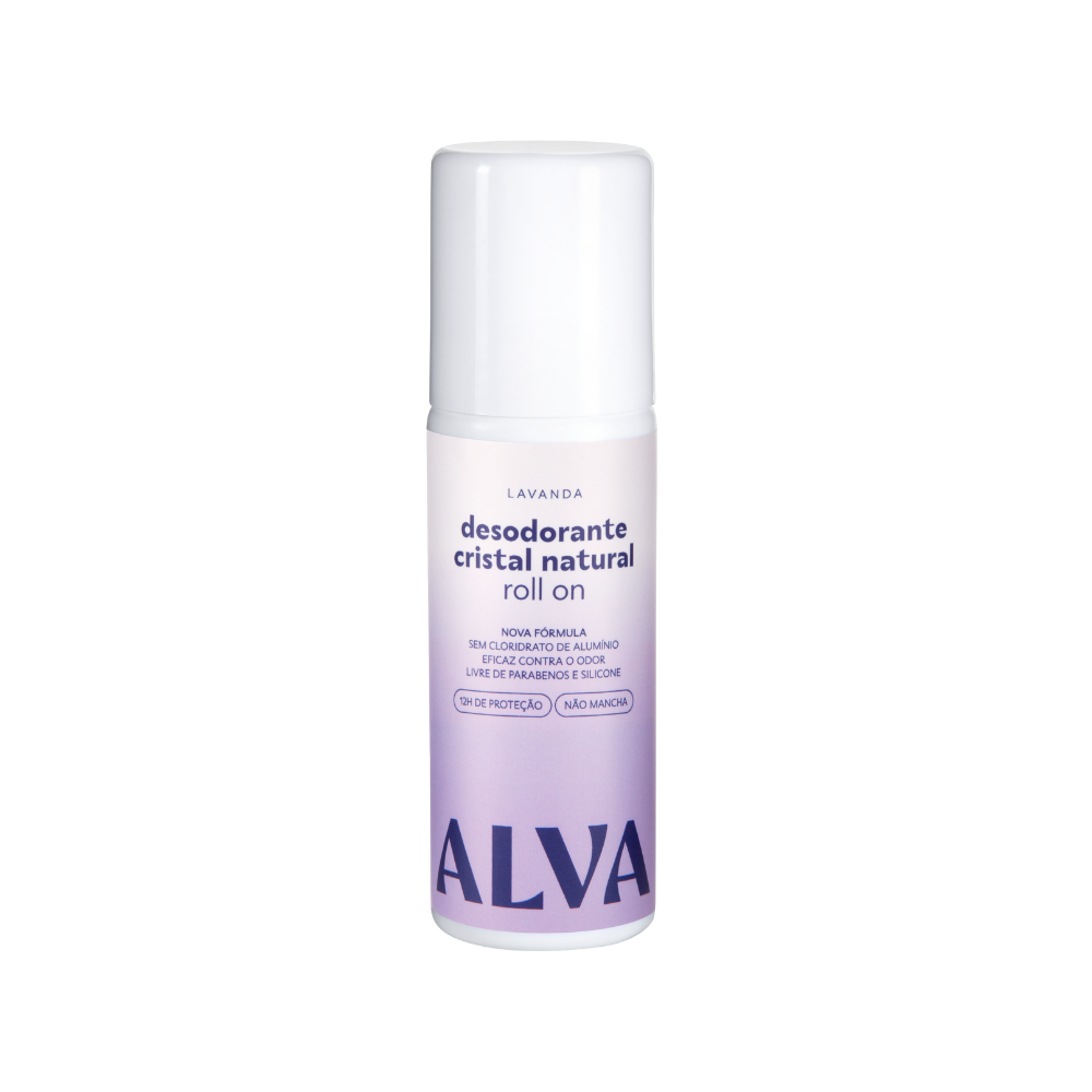 Desodorante Natural Roll On Cristal Lavanda Alva