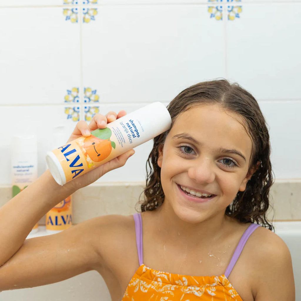 Shampoo Infantil Laranja Doce e Baunilha 250ml Alva