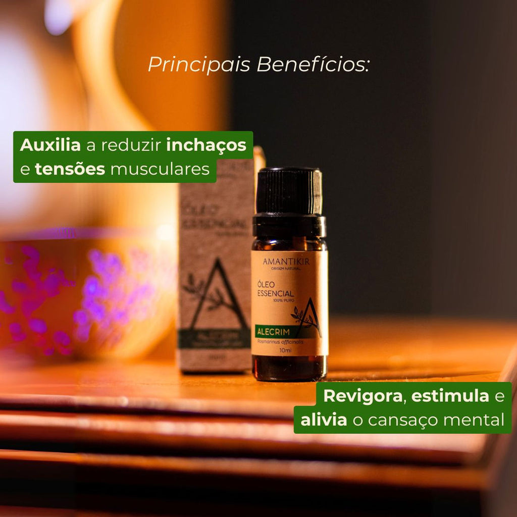 Óleo Essencial de Alecrim 10mL Amantikir