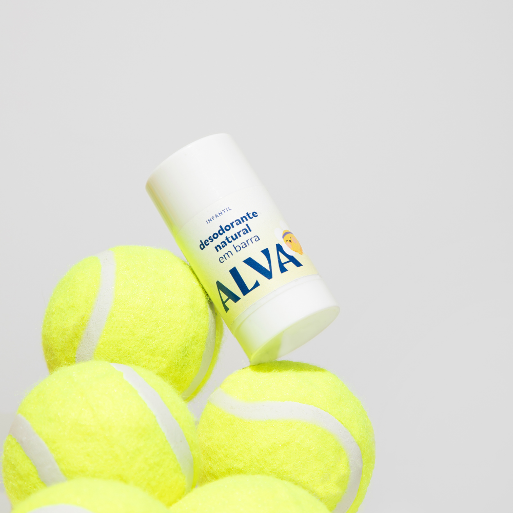 Desodorante em Barra Infantil Camomila Vegano 33g Alva – Proteção Natural e Delicada para Crianças