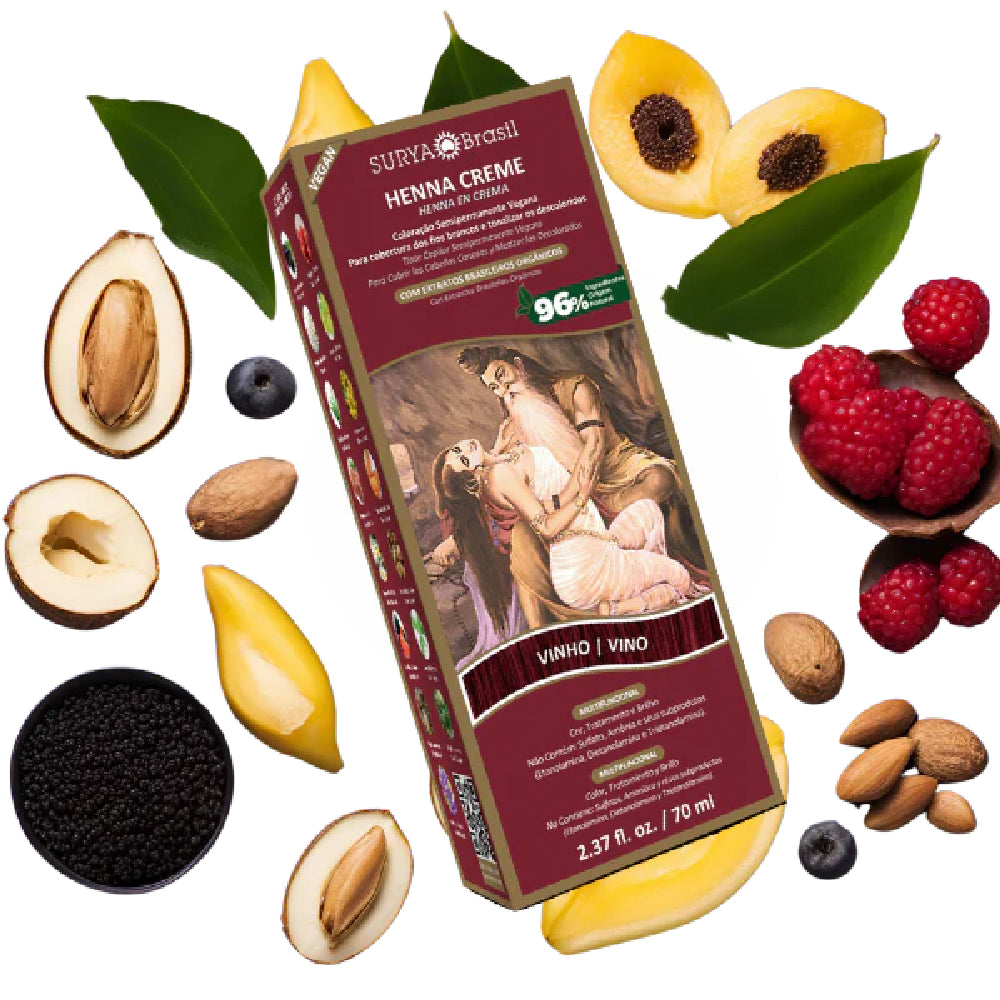 Henna Creme Vinho Surya Brasil 70 ml