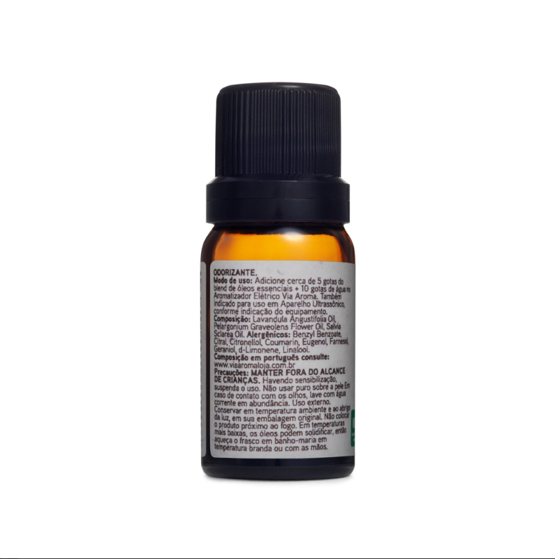 Blend de Óleos Essenciais Mulher Via Aroma 10ml – Relaxamento, Equilíbrio e Bem-estar Feminino