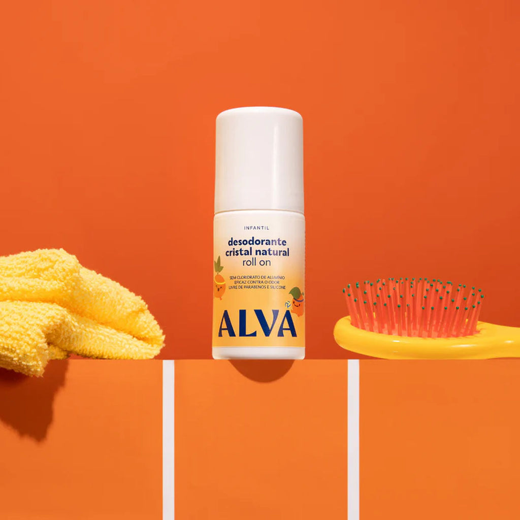 Desodorante Roll-on Infantil Laranja Doce 50ml Alva