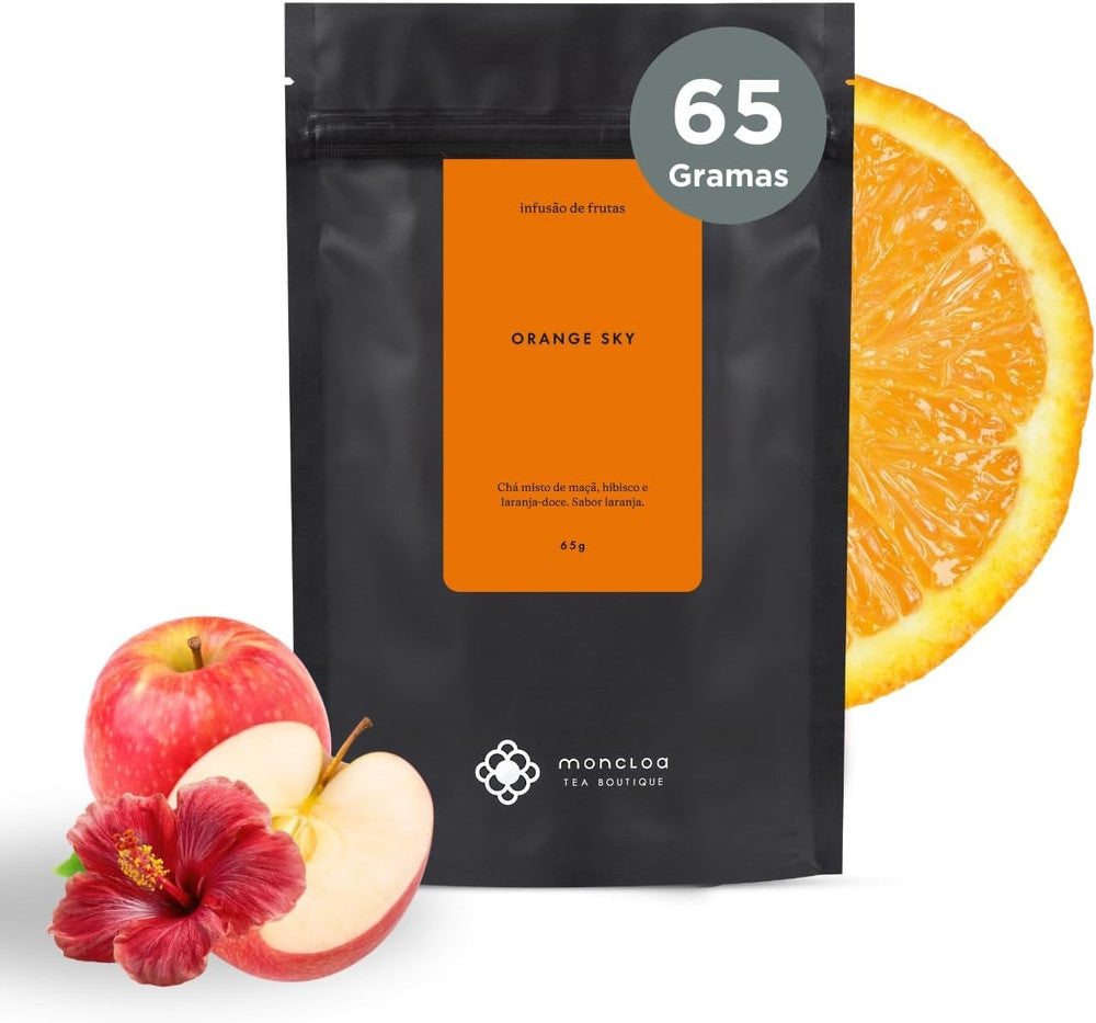 Chá Infusão de Frutas Orange Sky Moncloa Pouch 65g