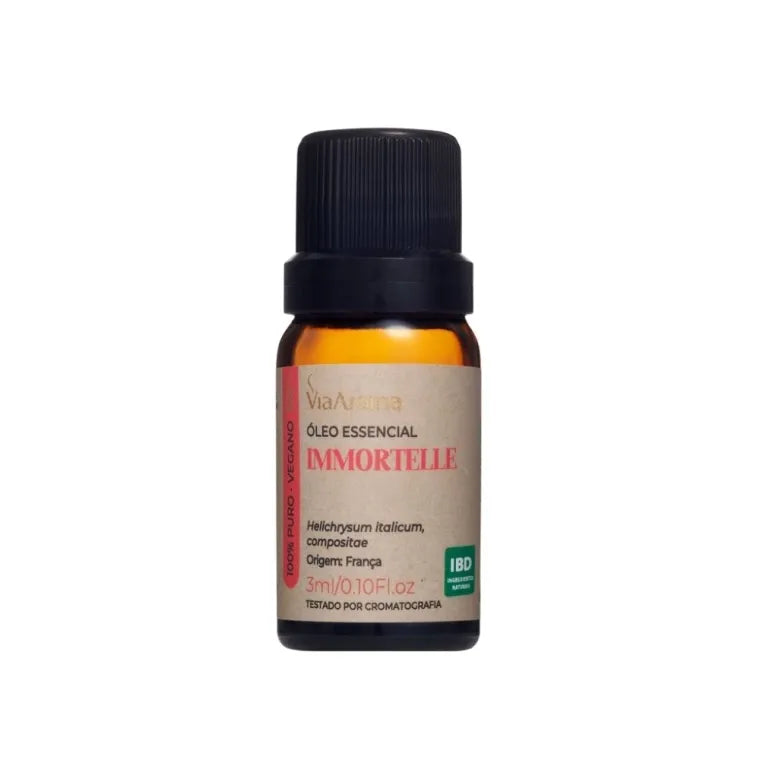 Oleo Essencial Immortelle Via Aroma 3ml 100% Puro Helichrysum