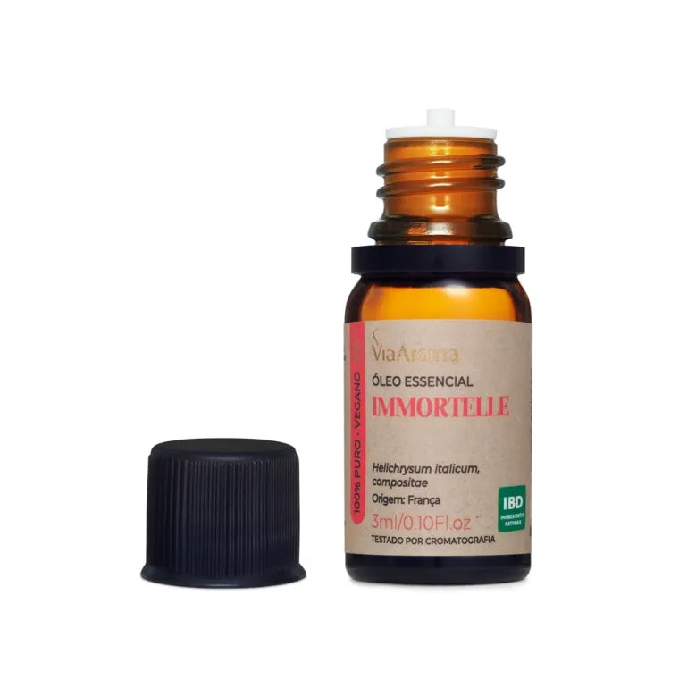 Oleo Essencial Immortelle Via Aroma 3ml 100% Puro Helichrysum
