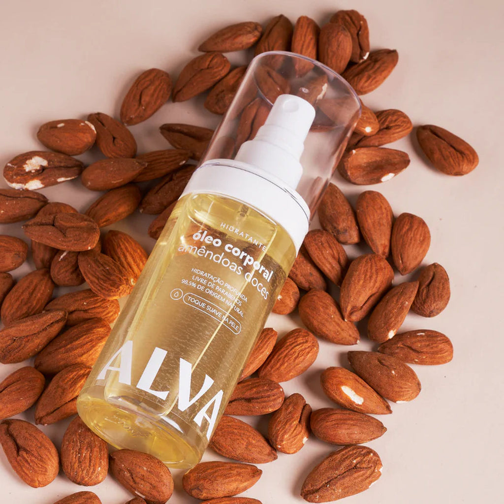 Óleo Corporal Hidratante de Amêndoa Doce Alva 100ml