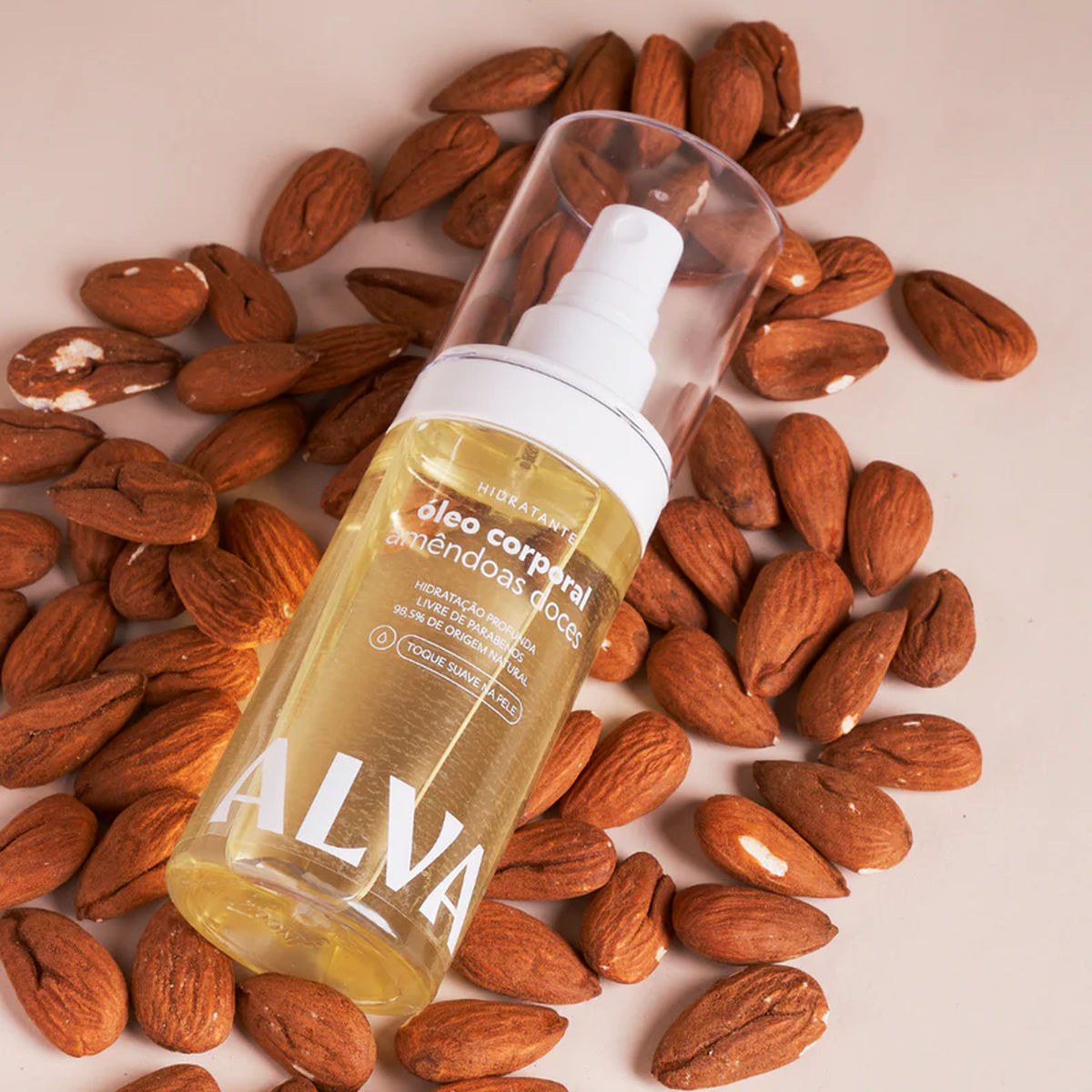Óleo Corporal Hidratante de Amêndoa Doce Alva 100ml