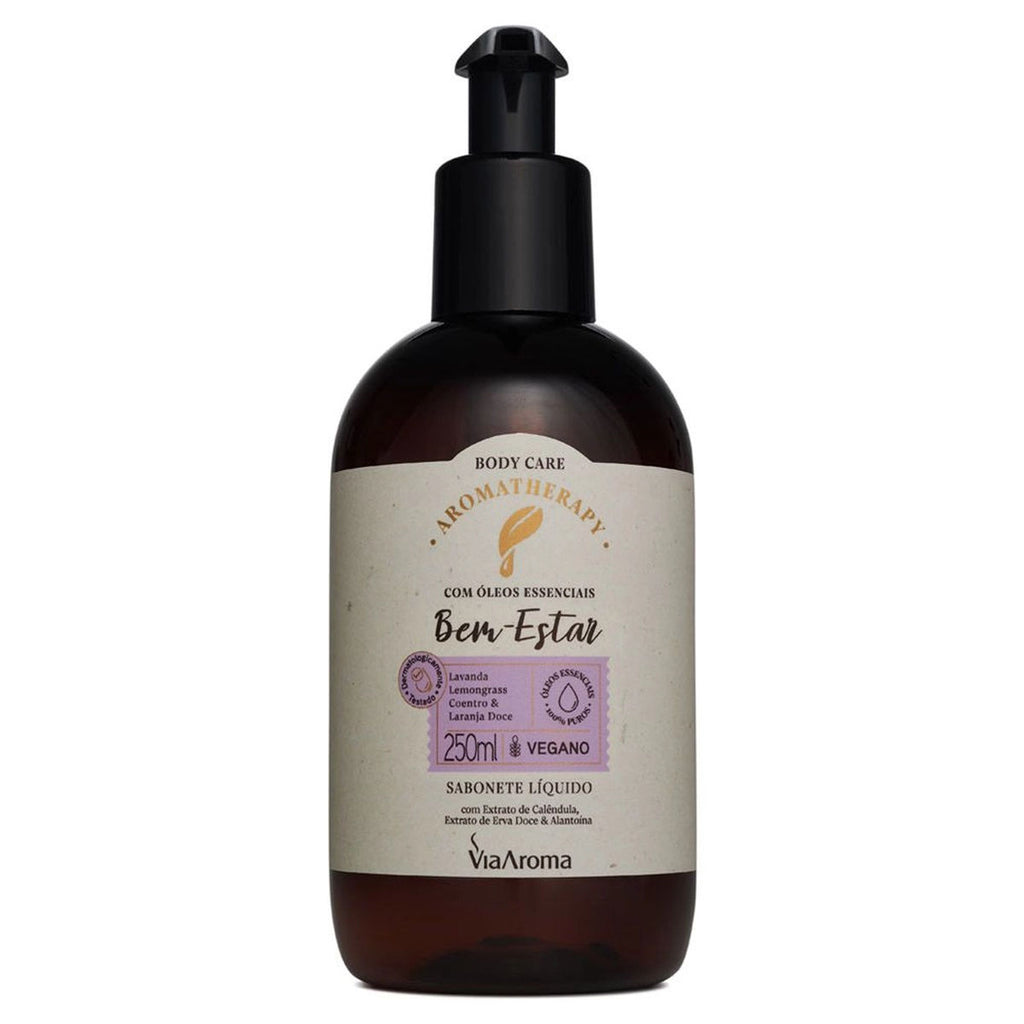 Sabonete Líquido Bem-Estar Aromatherapy Via Aroma 250ml