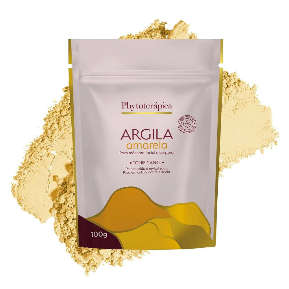 Argila Amarela 100g - Phytoterápica