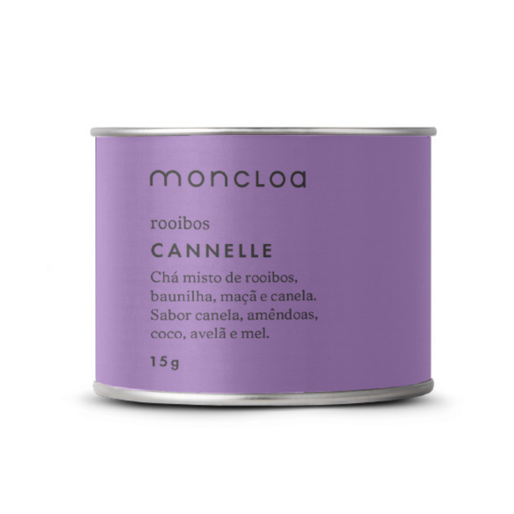 Chá Cannelle Moncloa Mini Lata 15g Rooibos com Canela