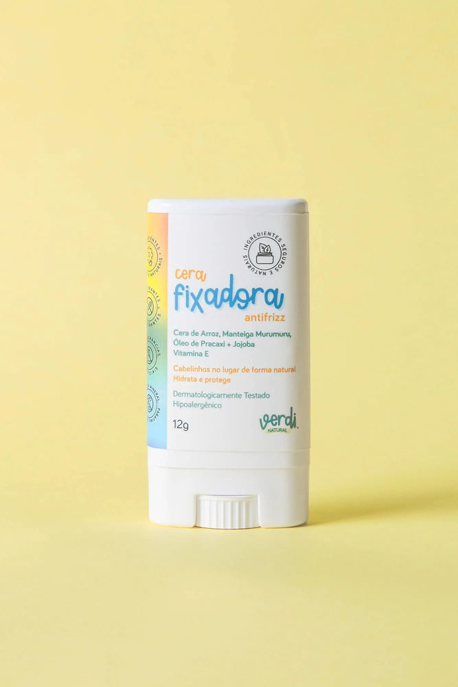 Cera Fixadora Antifrizz Infantil Natural - Verdi Natural