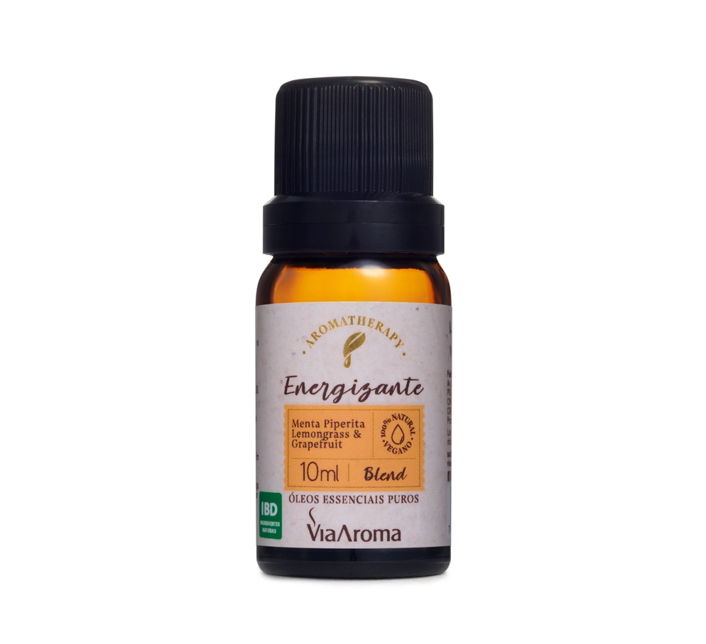 Blend de Óleos Essenciais Energizante 10 ml – Via Aroma