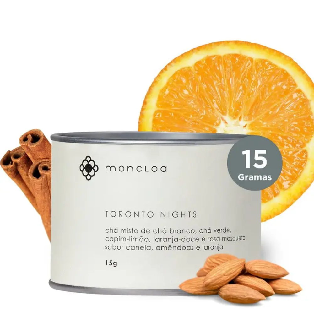 Chá Branco Toronto Nights Moncloa Mini Lata 15g