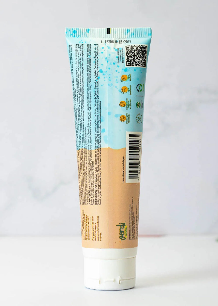 Protetor Solar Natural Físico Mineral Verdi Natural 85g