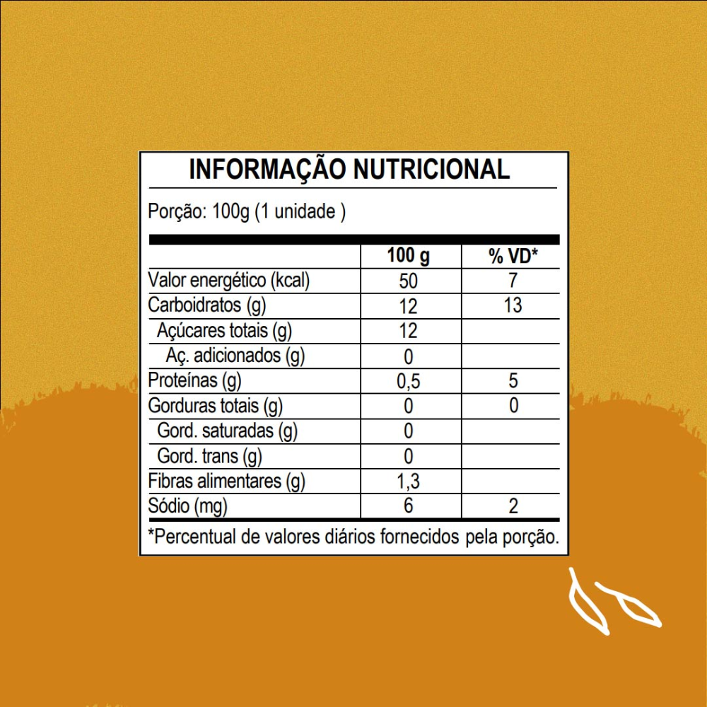 Kit 5 uni Papapa Papinha Orgânica Manga Sem Açúcar 100g+6Meses