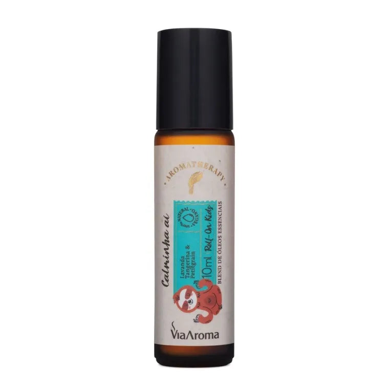 Roll-On Kids Calminha Ai Via Aroma 10ml Blend Calmante Infantil