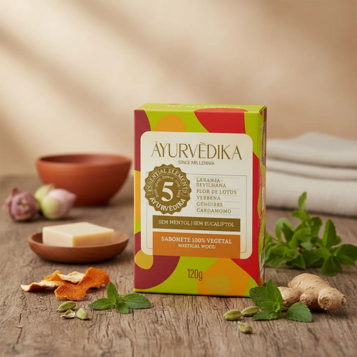 Sabonete 100% Vegetal Mystical Wood