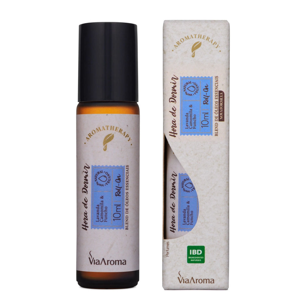 Roll-On Blend Óleos Essenciais Hora de Dormir Via Aroma 10ml